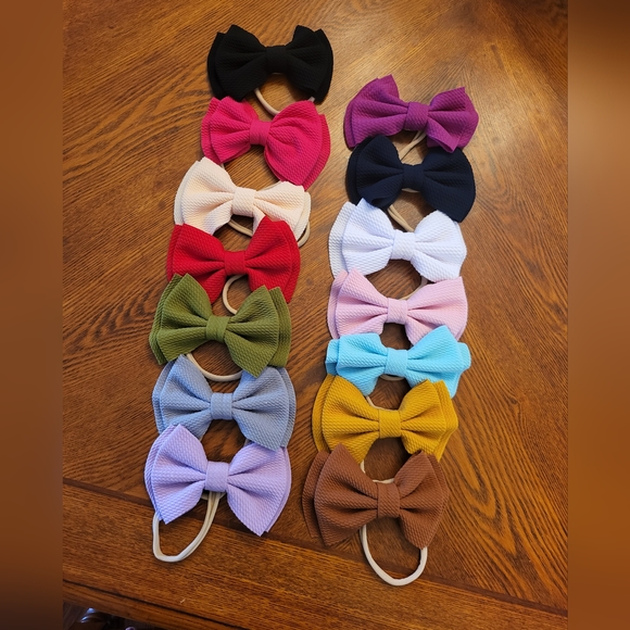 14 pc. Assoerted bow headband set - Picture 2 of 5